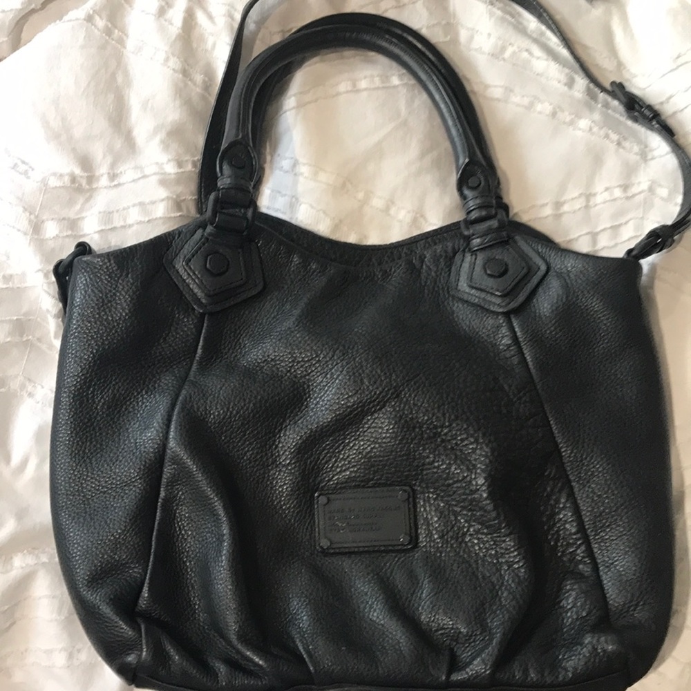 Marc by Marc Jacobs black leather shoulder bag